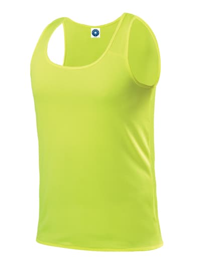 Men´s Running Vest — Fluorescent Yellow