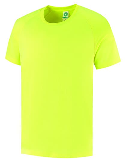 Unisex Recycled Multi Sport T-Shirt — Fluorescent Yellow
