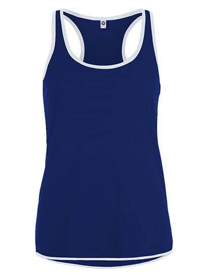 Ladies´ Contrast Sports Vest — Deep Royal