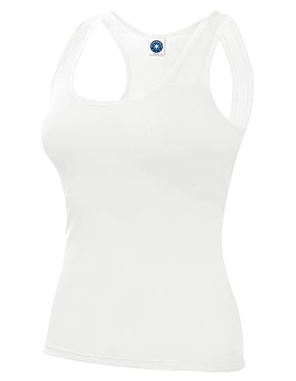 Racer Back Vest — White