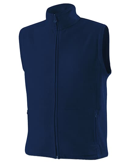 Fleece Body Warmer — Navy Blue