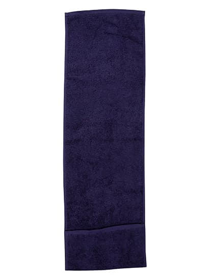 Pocket Gym Towel — Navy