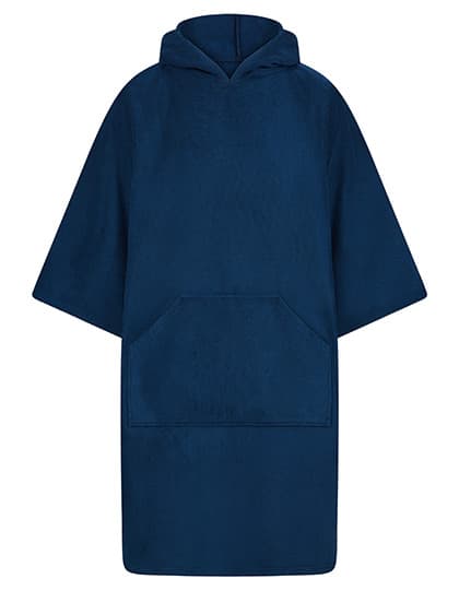 Adults´ Towelling Poncho — Navy
