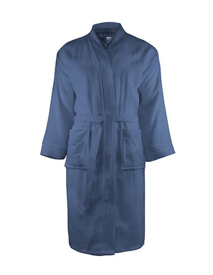 Classic Bathrobe — Denim Faded