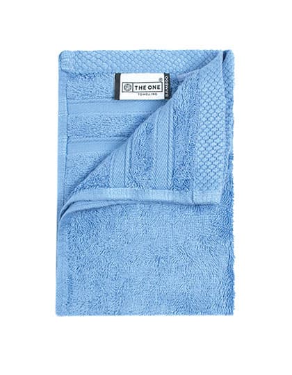 Bamboo Guest Towel — Aqua Azure