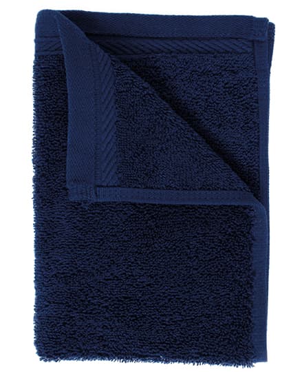 Organic Guest Towel — Navy Blue