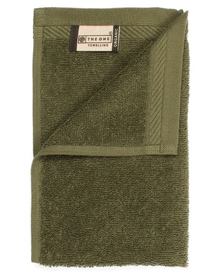 Organic Guest Towel — Olive Green
