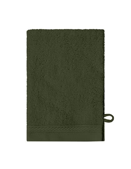 Organic Washcloth — Olive Green