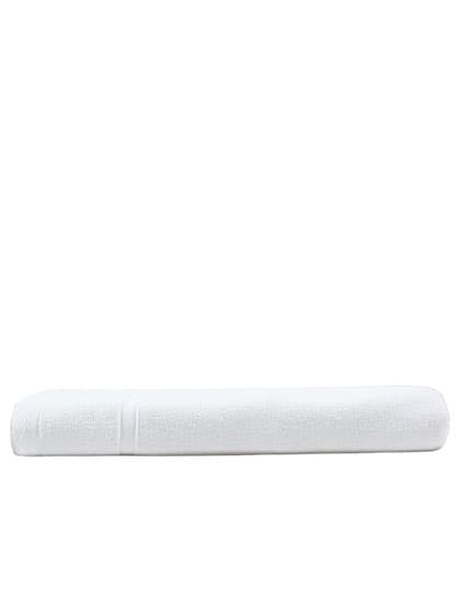 Recycled Classic Beach Towel — White Snow