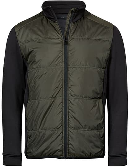 Hybrid-Stretch Jacket — Deep Green