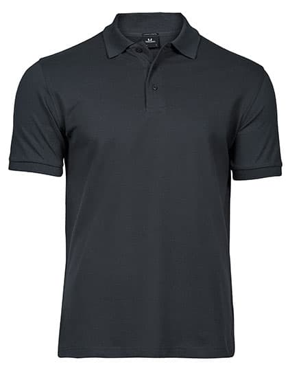 Men´s Luxury Stretch Polo — Dark Grey (Solid)