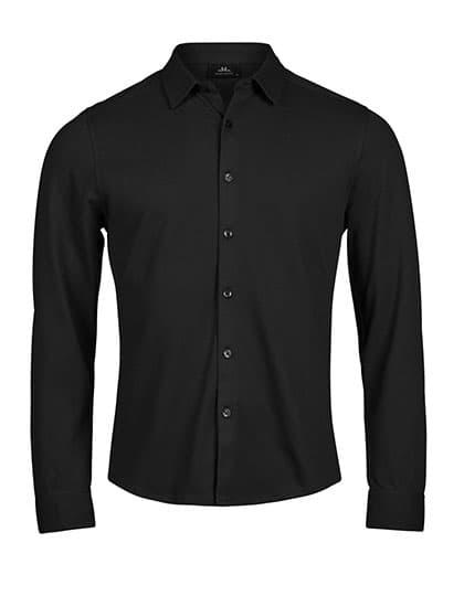 Luxury Stretch Shirt — Black