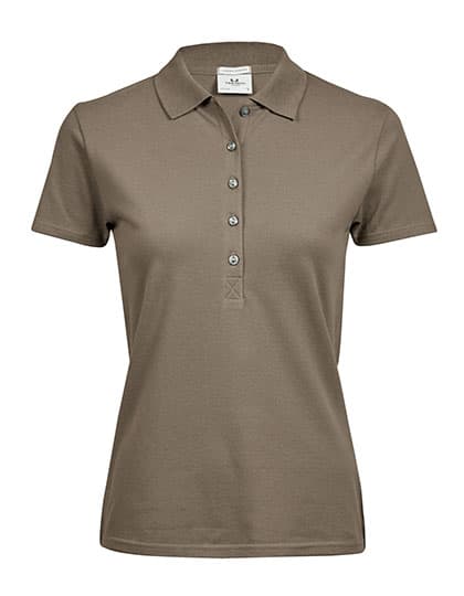 Women´s Luxury Stretch Polo — Clay