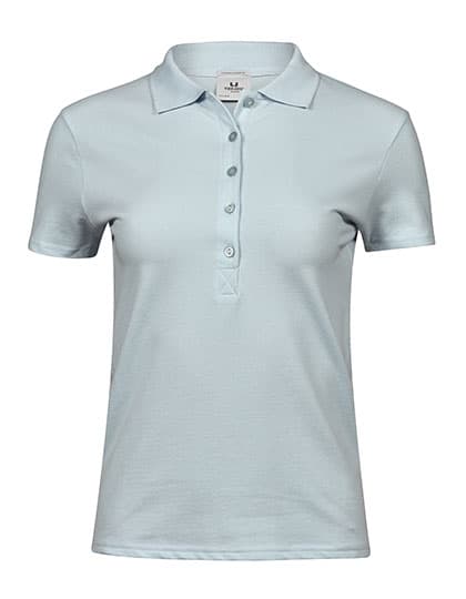 Women´s Luxury Stretch Polo — Ice Blue