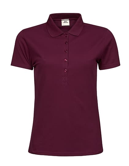 Women´s Luxury Stretch Polo — Wine