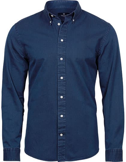 Men´s Casual Twill Shirt — Indigo
