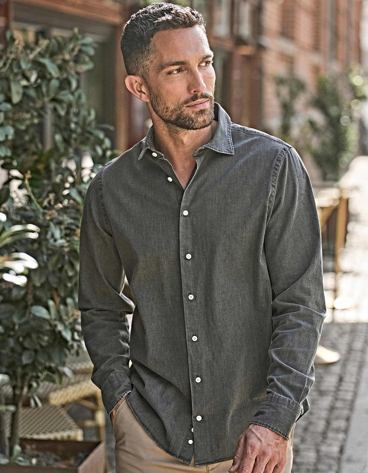 Denim shirt