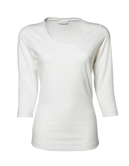 Women´s Stretch 3/4 Sleeve Tee — White
