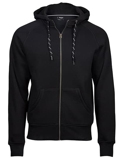 Men´s Fashion Full Zip Hood — Black