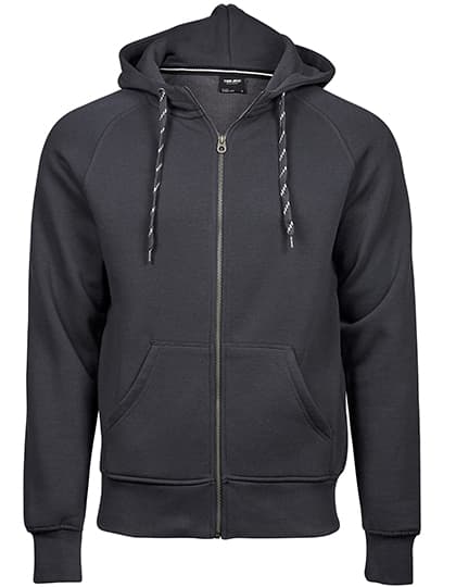 Men´s Fashion Full Zip Hood — Dark Grey (Solid)