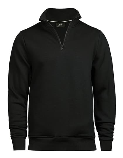 Half Zip Sweatshirt — Black
