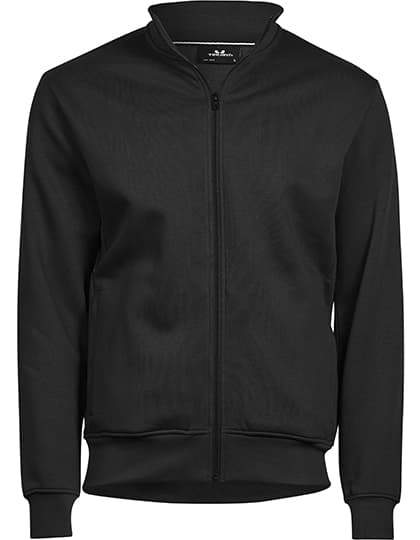 Full Zip Sweat Cardigan — Black
