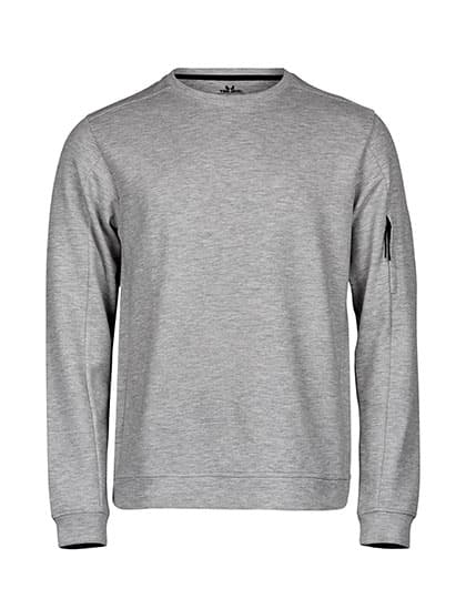 Athletic Crew Neck Sweat — Heather Grey