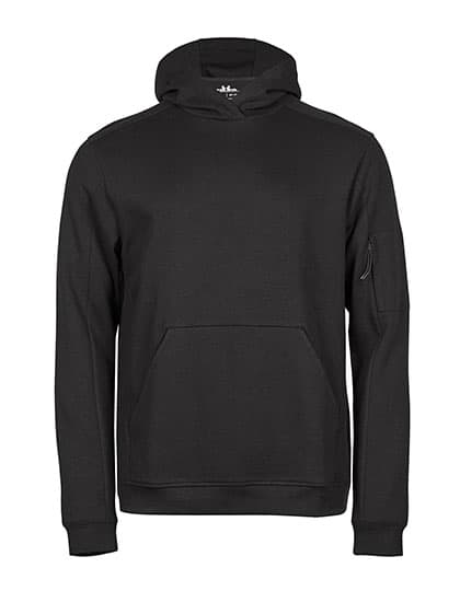 Athletic Hooded Sweat — Black