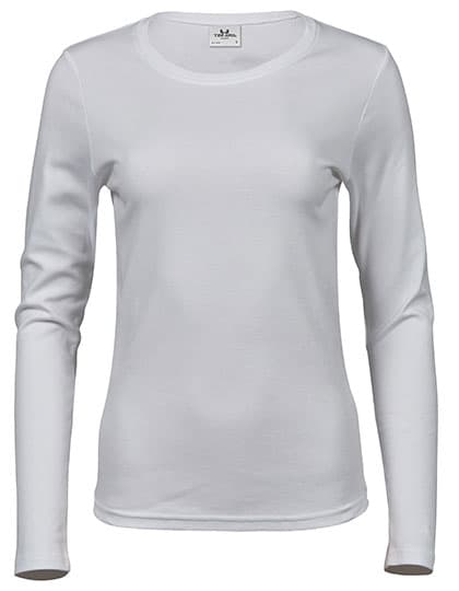 Women´s Long Sleeve Interlock Tee — White