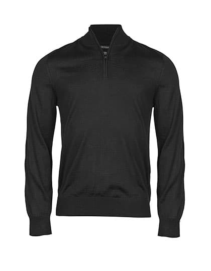 Men's Half Zip — Black