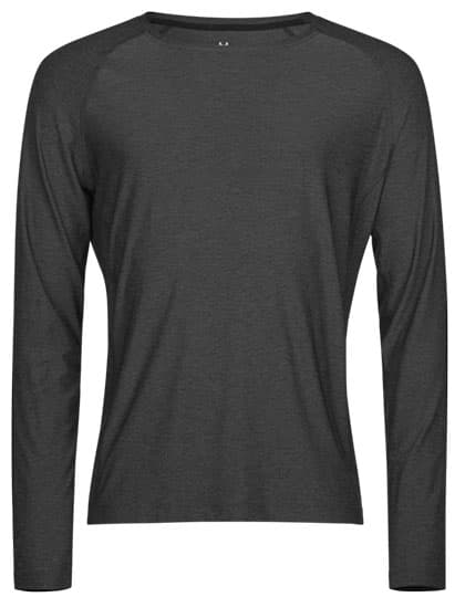 Long Sleeve CoolDry Tee — Black Melange