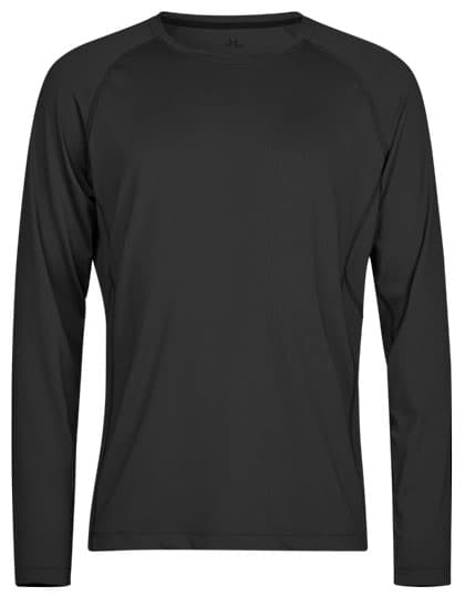 Long Sleeve CoolDry Tee — Black