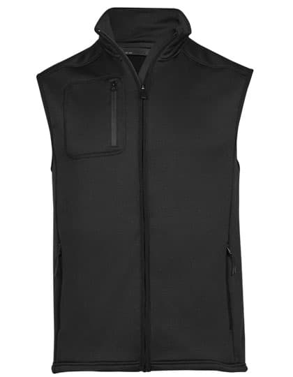 Stretch Fleece Bodywarmer — Black