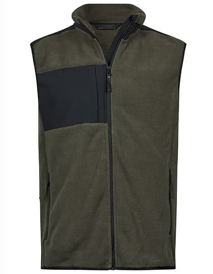 Mountain Fleece Bodywarmer — Deep Green