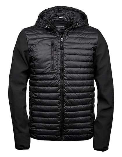 Men´s Hooded Crossover Jacket — Black