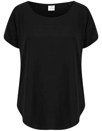 Scoop Neck T — Black