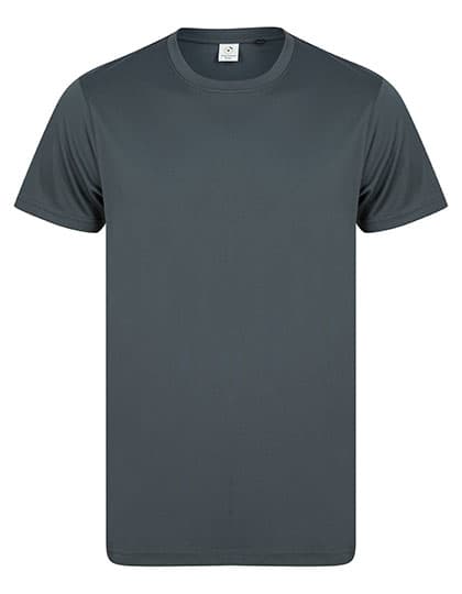 Recycled Performance T — Charcoal Grey