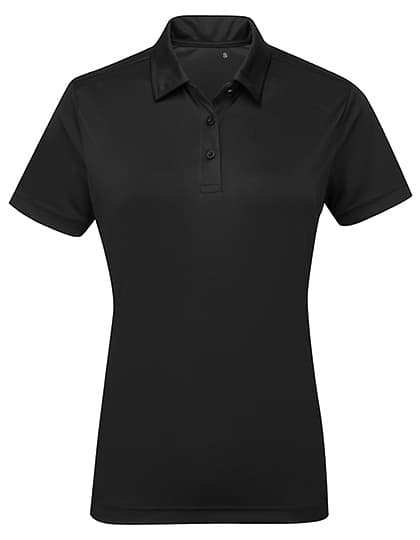 Women´s Panelled Polo — Black