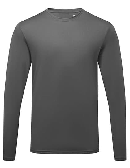Men´s Long Sleeve Performance T-Shirt — Charcoal