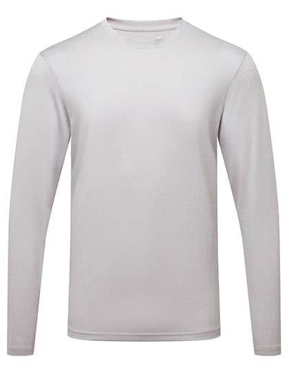 Men´s Long Sleeve Performance T-Shirt — Silver Melange