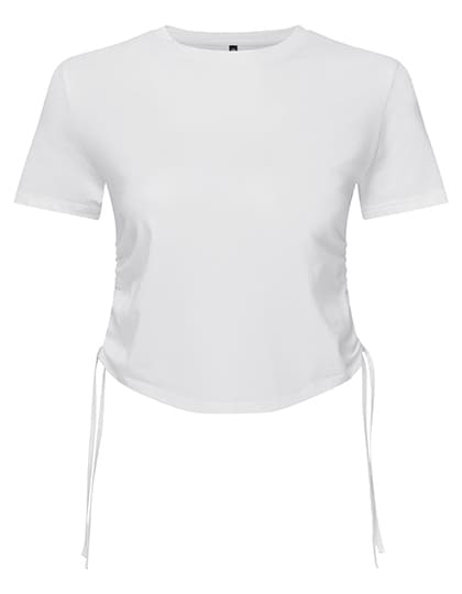 Women´s Ruched Crop Top — White