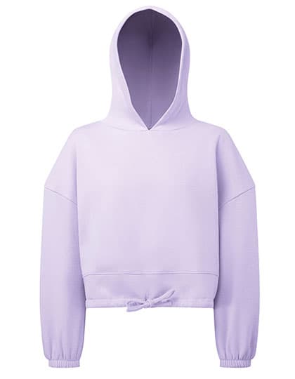 Women´s Cropped Oversize Hoodie — Lilac