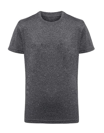 Kids Performance T-Shirt — Black Melange
