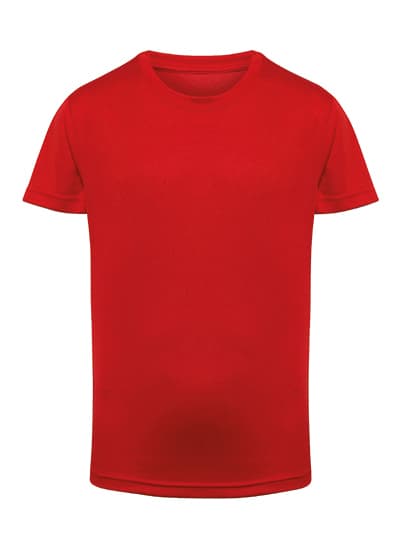 Kids Performance T-Shirt — Fire Red
