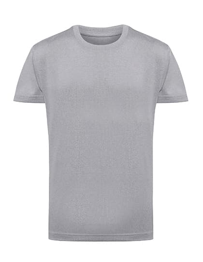 Kids Performance T-Shirt — Silver Melange