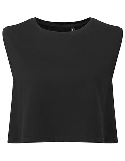 Women´s TriDri® Organic Crop Tank — Black
