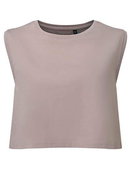 Women´s TriDri® Organic Crop Tank — Stone