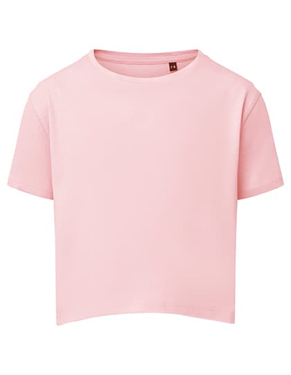 Kids Boxy Tee — Light Pink