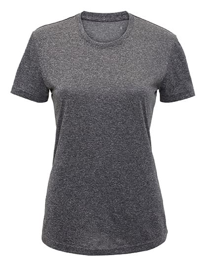 Women´s Recycled Performance T-Shirt — Black Melange