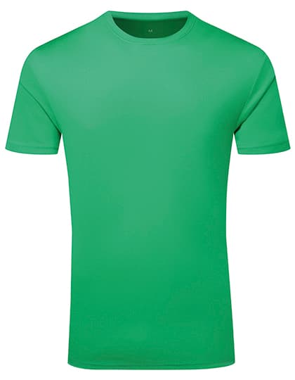TriDri® Ion-Charge recycled textured tee — Bright Kelly
